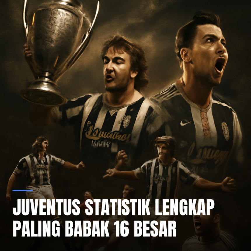 Statistik lengkap Juventus di Babak 16 Besar