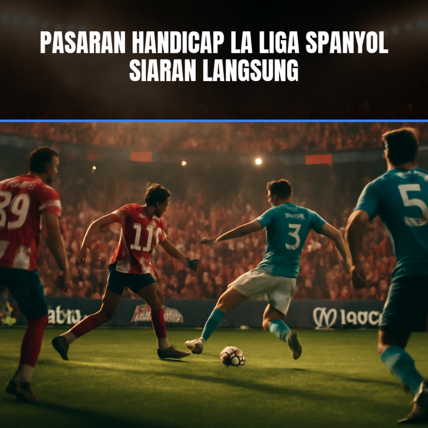 Pasaran handicap La Liga Spanyol memperlihatkan aksi seru pertandingan.